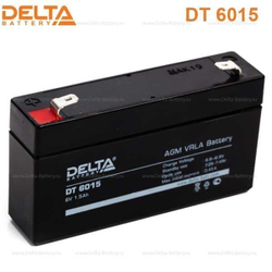 Аккумуляторная батарея Delta DT 6015 (6V / 1.5Ah)