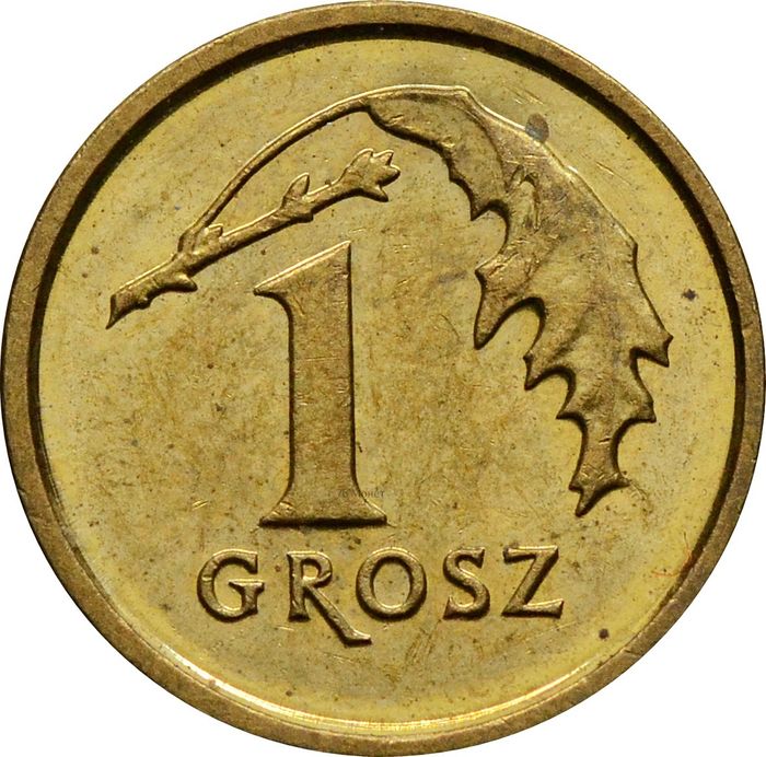 1 грош 2013-2020 Польша