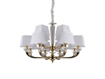 Подвесная люстра 12*E14 11408+4/C gold золото ALLEGRA Newport