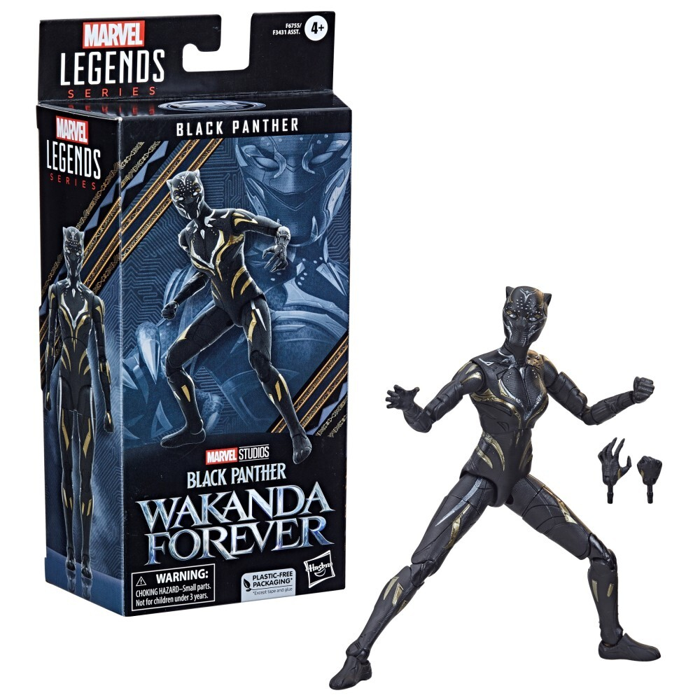 Hasbro Marvel Legends Black Panther Wakanda Forever - фигурка Черной Пантеры 15 см F6755 / артикул   F3431 F6755  / GTIN 5010994157296