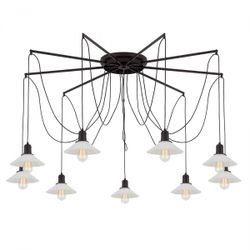 Citilux Эдисон CL451292 Люстра паук Венге