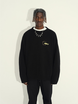 Свитер HARSHandCRUEL "BLM Logo" Oversized Knitted Sweater