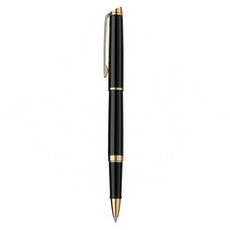 Ручка-роллер Waterman Hemisphere, цвет: Mars Black/GT, стержень: Fblk
