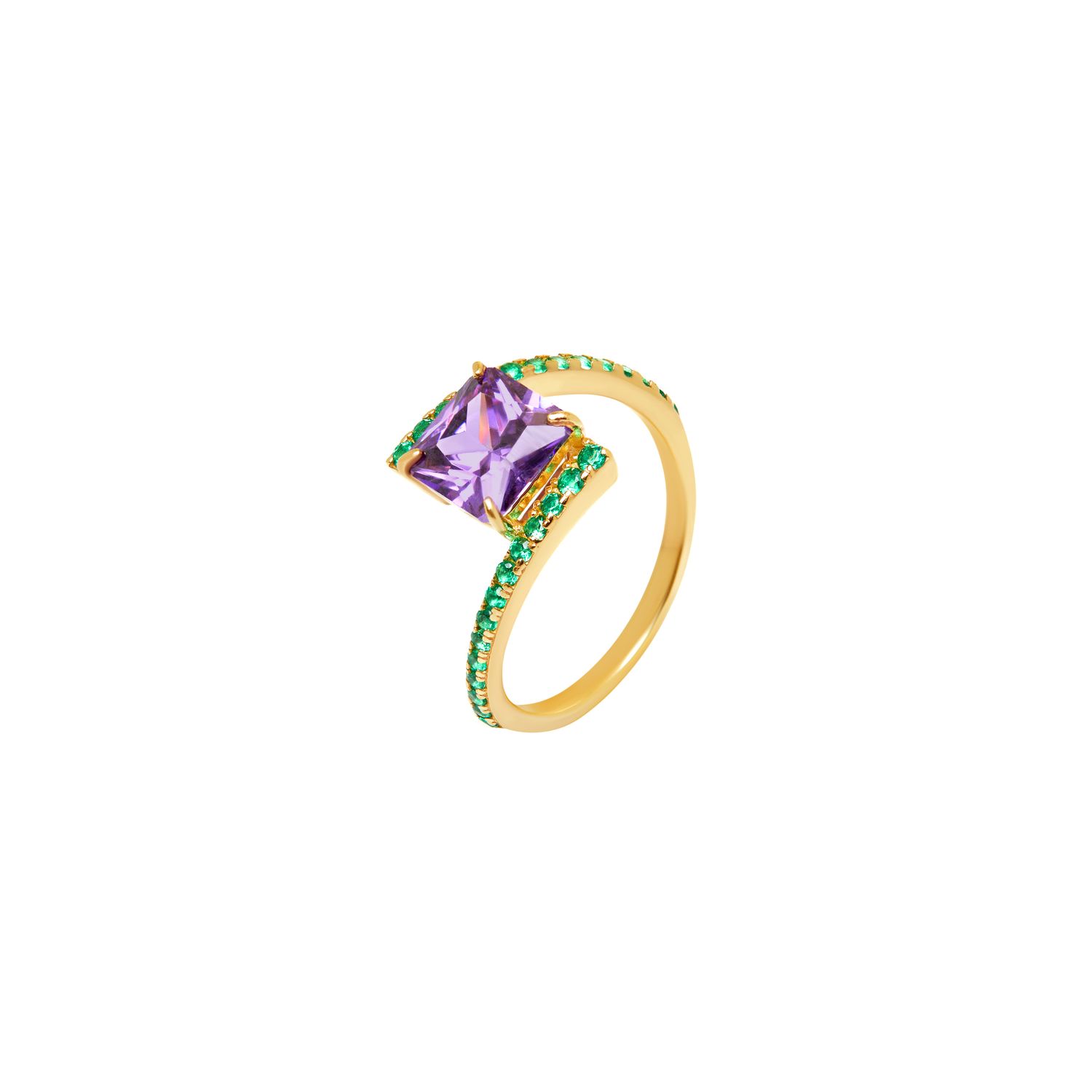 Кольцо Violet Concourse Ring – Green