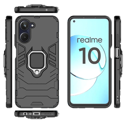 Противоударный чехол с кольцом Panther Case для Realme 10