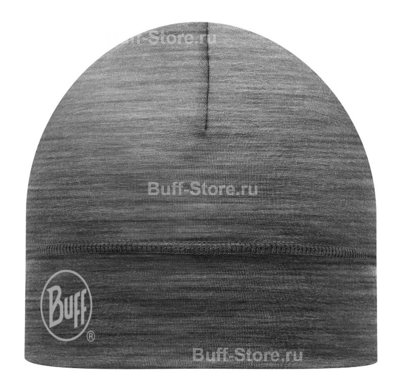 Тонкая шерстяная шапка Buff Grey Фото 1