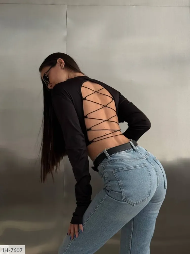 Топ IH-7604 Фабрика Моды