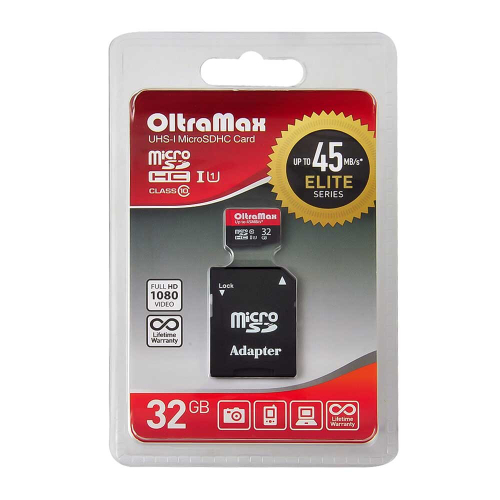 карта памяти OltraMax SD32Gb 10cl.UHS-1 EIU1