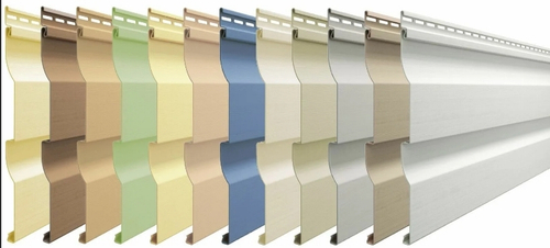 Виниловый сайдинг Döcke Сайдинг Standard D4,5DL "Корабельная доска" банан/киви/крем-брюле/лимон/персик/пломбир/сливки/голубика/манго