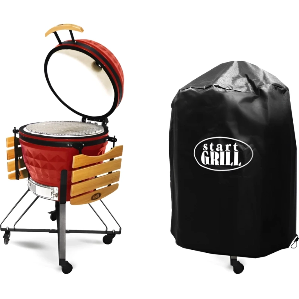 Start Grill SG 24 PRO керамический гриль 61 см / 24 дюйма (красный) SG24R