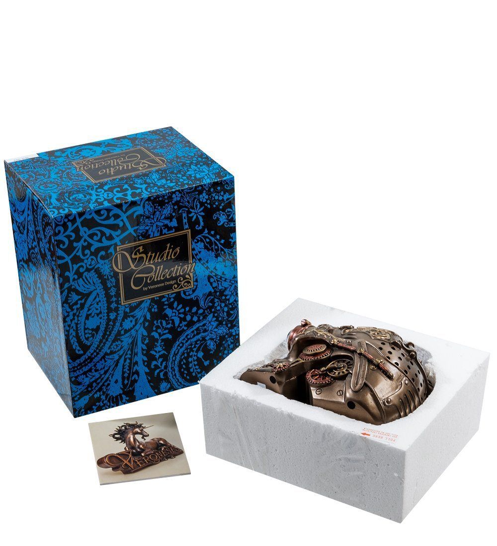 Veronese WS-909 Статуэтка в стиле Стимпанк «Череп с подвижной челюстью»