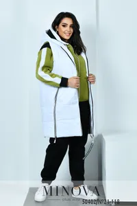 Костюм 21-118-лайм-белый Minova