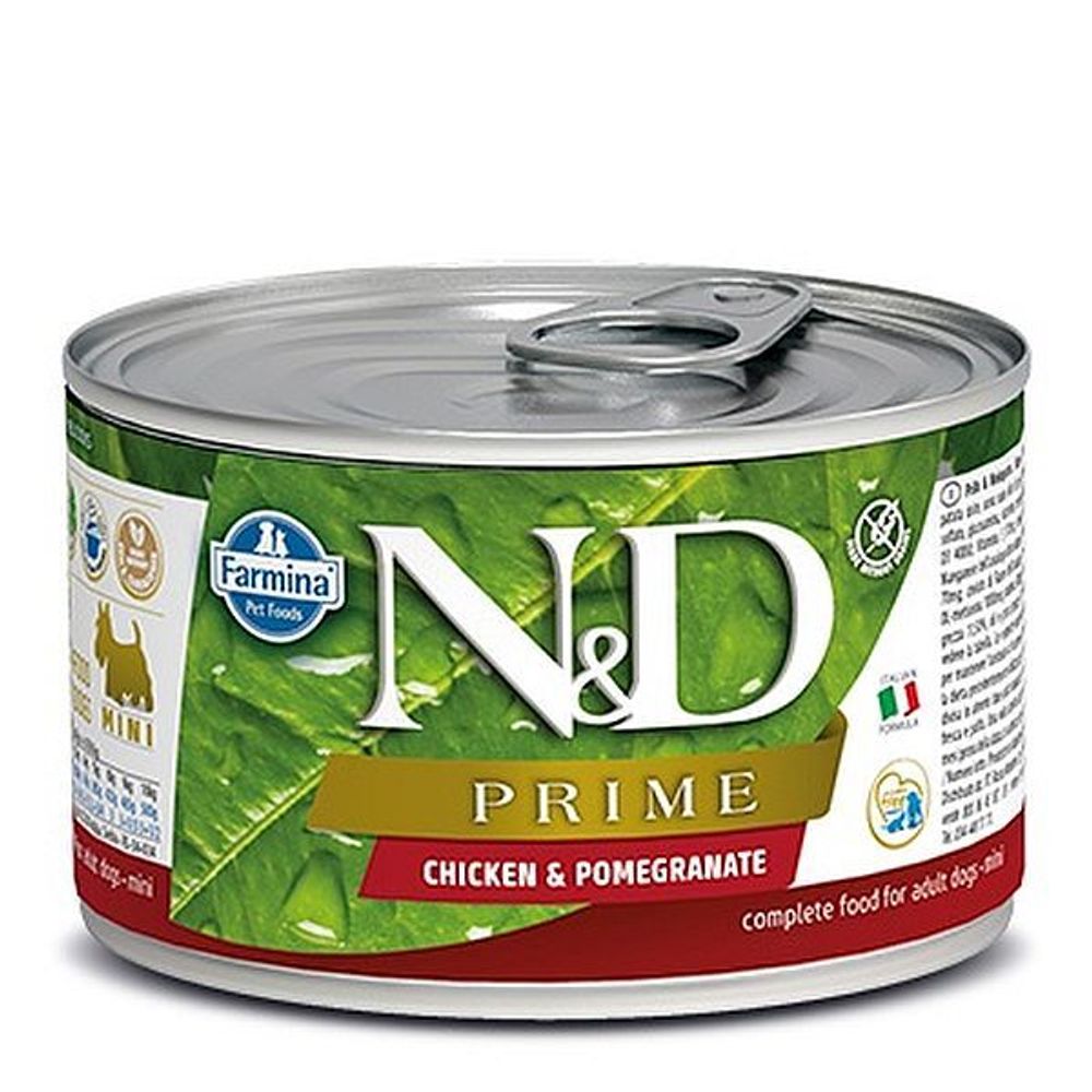 ND Dog PRIME Chicken &amp; Pomegranate MINI / Курица с гранатом для собак мелких пород 140г