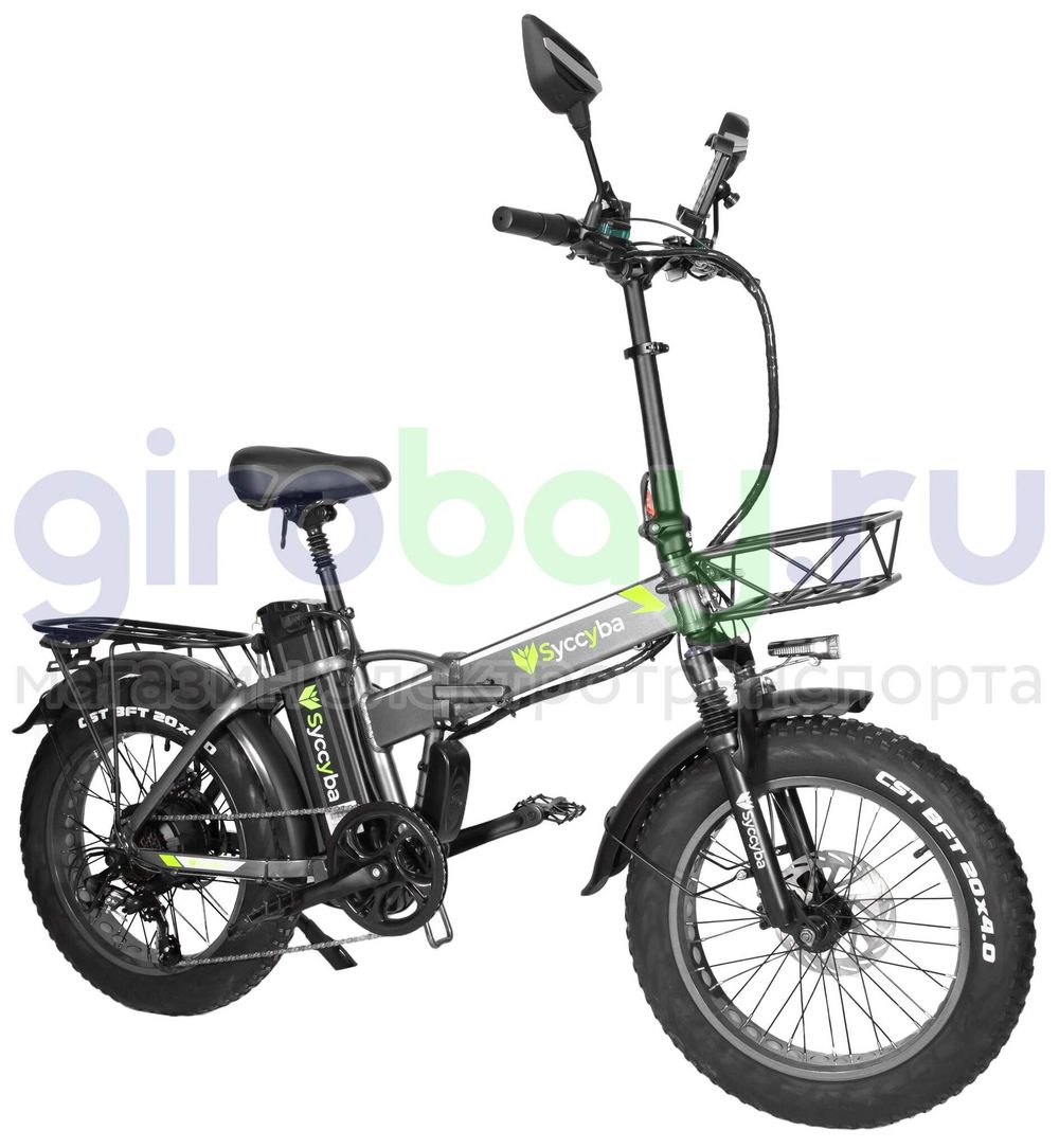 Электровелосипед Syccyba F10 Pro 2025 года (48V/15Ah) - Серый обод фото №8