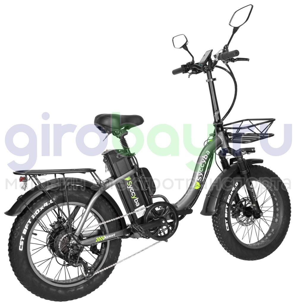 Электровелосипед Syccyba F11 Pro 2025 года (48V/15Ah) - Серый обод фото №10
