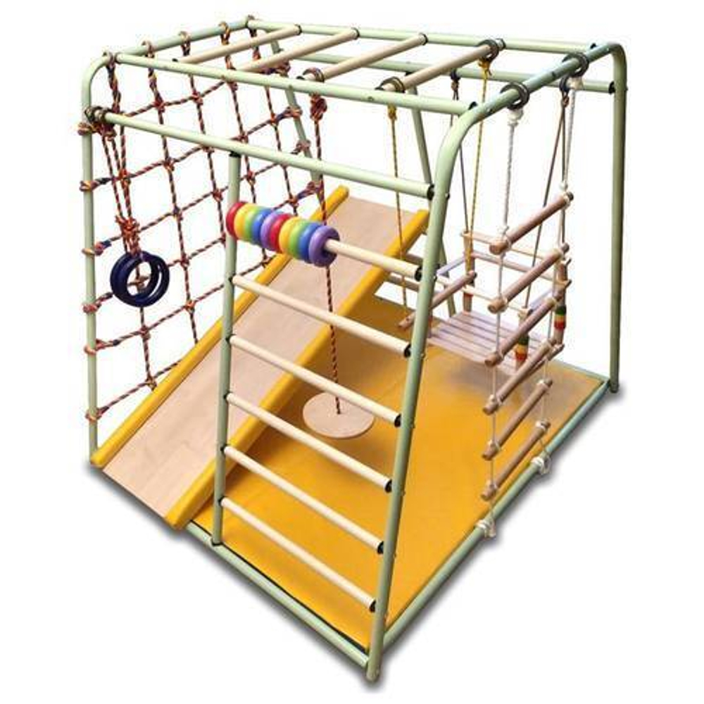 Спорткомплекс Веселый малыш детский для дома зеленый №1 — 9-0028