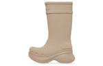 Balenciaga X Crocs Boot Beige Rubber Women"s