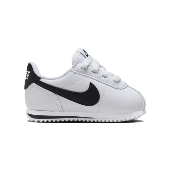 Кроссовки NIKE Cortez Легкая детская обувь, низкие кеды, белый/черный, для маленькой