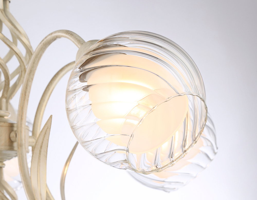 Подвесная люстра TR3066/5 WH/GD белый/золото E27*5 max 40W D590*340