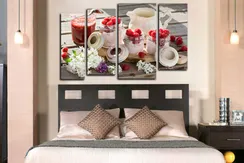 Модульная картина "Малиновый рай"