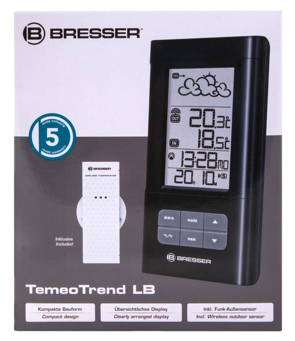 Метеостанция Bresser TemeoTrend LB с радиоуправлением