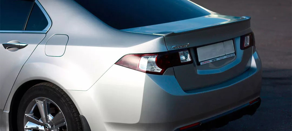 Лип спойлер крышки багажника Honda Accord 8 (версия 2)