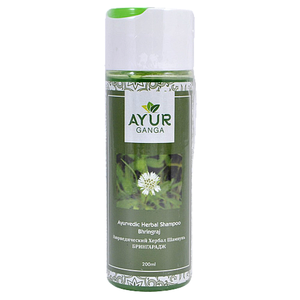 Шампунь Ayur Ganga Бринградж Ayurvedic Herbal BHRINGRAJ 200 мл