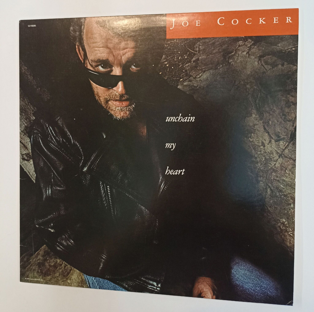 Винтажная виниловая пластинка LP Joe Cocker Unchain My Heart (USA 1987)
