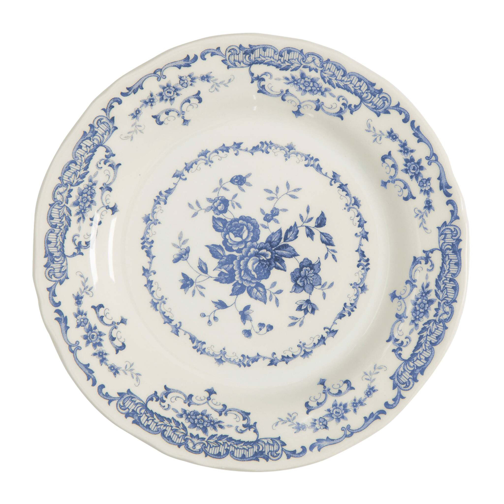 Тарелка обеденная Bitossi Home Blue Rose (26 см)