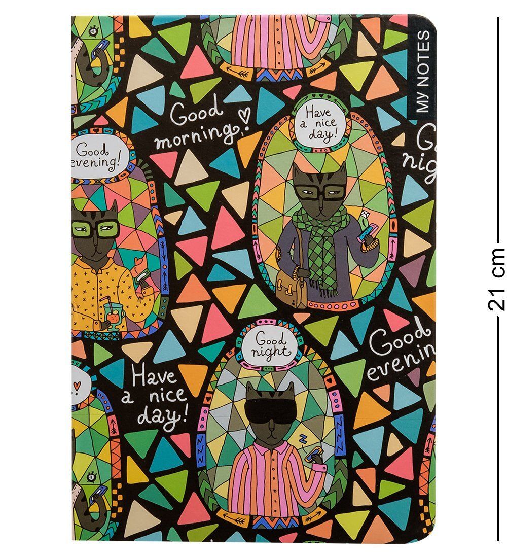 BM-21/2 Блокнот бол. «Богемные коты» (твердая обложка)