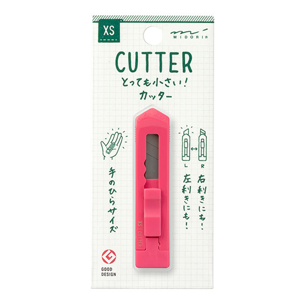 Канцелярский нож Midori XS Cutter: розовый