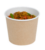 OSQ Упаковка Round Bowl крафт 500 БЕЗ КРЫШКИ (1/30/450)