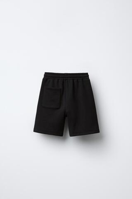 ZARA ШОРТЫ-БЕРМУДЫ С ПРИНТОМ DRAGON BALL ©, ТЕМНЫЙ АНТРАЦИТ