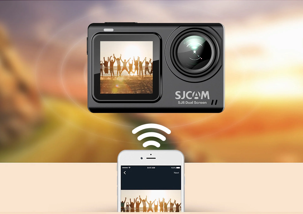 Экшн-камера SJCAM SJ8 DUAL SCREEN черная
