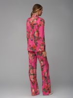 Пижамный костюм в цвете фуксия