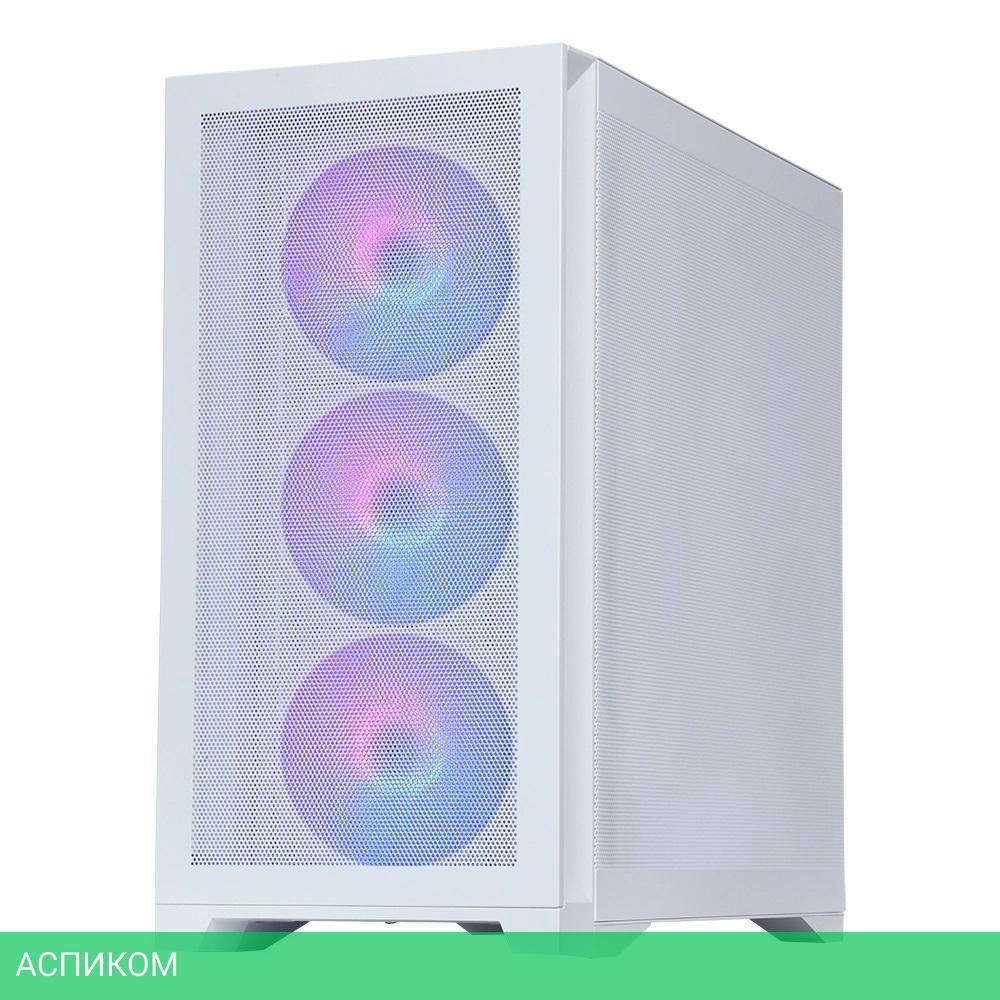 Корпус HAFF Glory Mini Air mATX без БП White