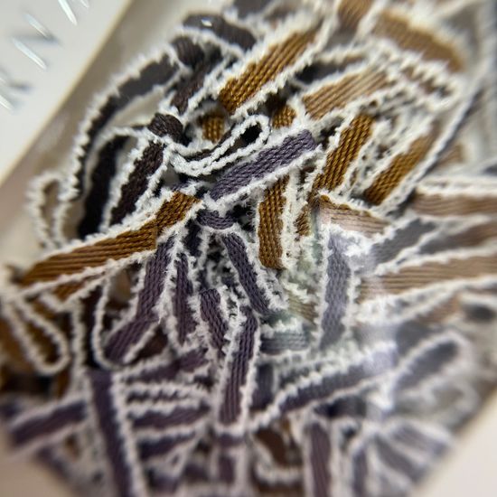 Объемный дизайн для ногтей Бантик текстиль №801911