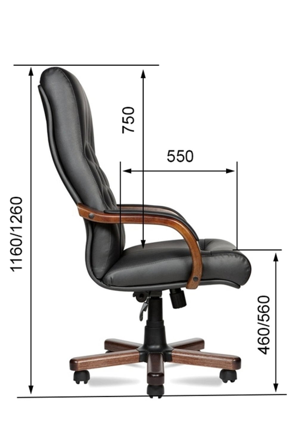 Кресло для руководителя OXFORD A LX