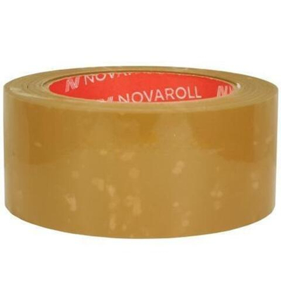 Лента клейкая (40 мкм) 48 мм х 150 м темная "NOVAROLL 203" арт.0120-345X (6/30 шт.)