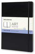 Блокнот для рисования Moleskine Art Sketchbook (ARTBF832) формат A4, 96 стр., твердая обложка, черный
