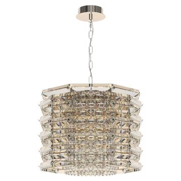 SL6137.103.08 Светильник подвесной ST-Luce никель/прозрачный E14 8*40W STROZZI