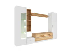 Loft - 20 стенка ТВА Белый / Дуб Вотан