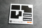 KAMAZ 65115 Floor mats (lines pattern) and splash guards for Zvezda 3650 1/35 (3D decal)