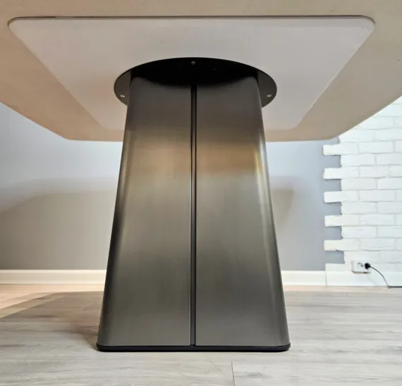 Стол Icon Square, 135х135 см, керамогранит Calacatta