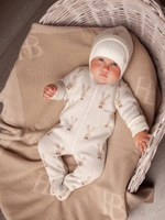 Комбинезон с капюшоном "Зайка", Экрю-бежевый