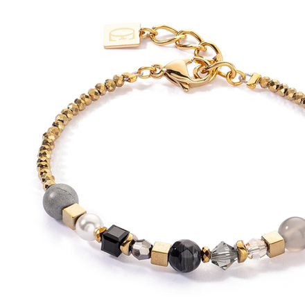 Браслет Coeur de Lion Grey-Gold 4345/30-1216