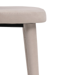 Стул на металлокаркасе Woodville Морос с чехлом катания хумус, ножки бежевые