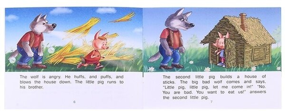 Читаем вместе. 1 уровень. Три поросенка. The Three Little Pigs. (на английском языке), изд.: Айрис, авт.: Наумова Н.А., серия.: (2)