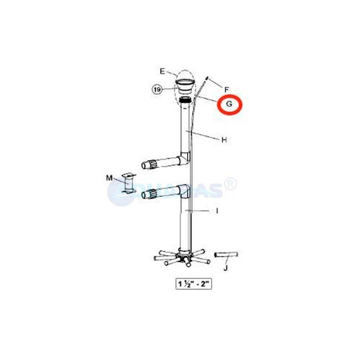Воздухоотводящая трубка ПВХ 6мм для фильтра IML NILO (FS04959-0434)
