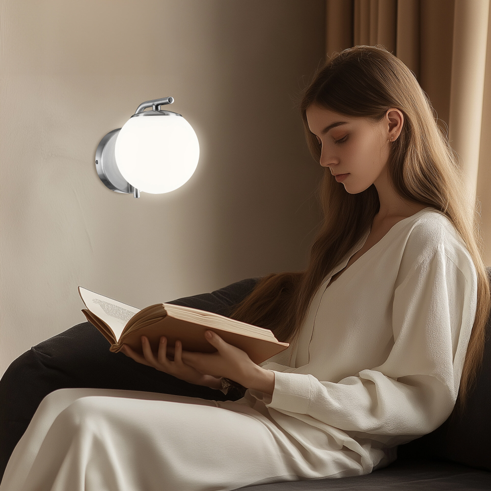 Citilux Адам Смарт CL228B311 LED Бра Матовый Хром